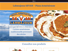 Tablet Screenshot of lahmajounsevan.com